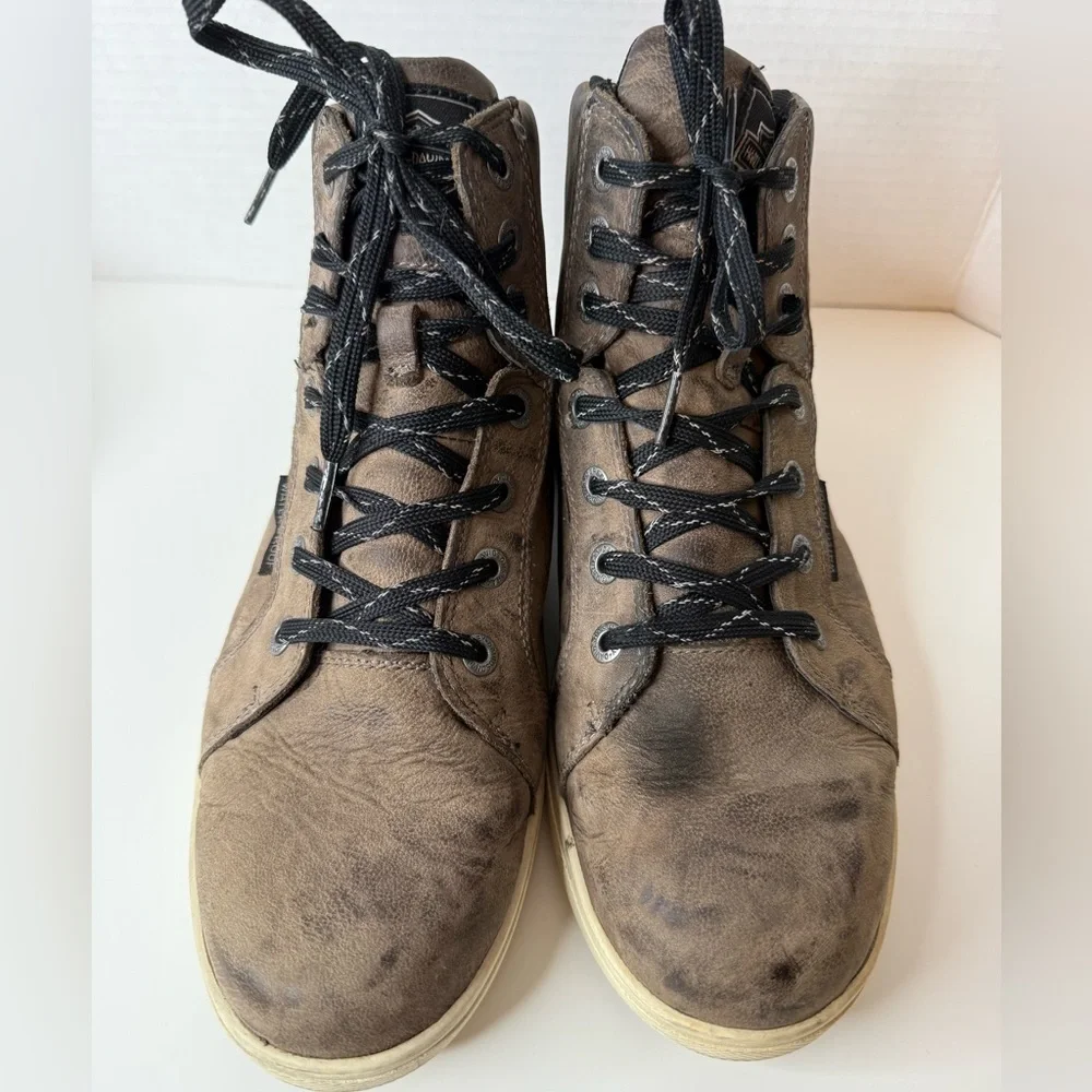 Harley-Davidson® Men's Midland Grey WP Motorcycle Boots D96166 High Top US 9M